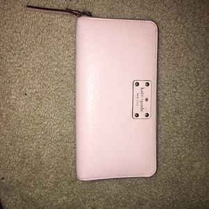light pink kate spade wallet